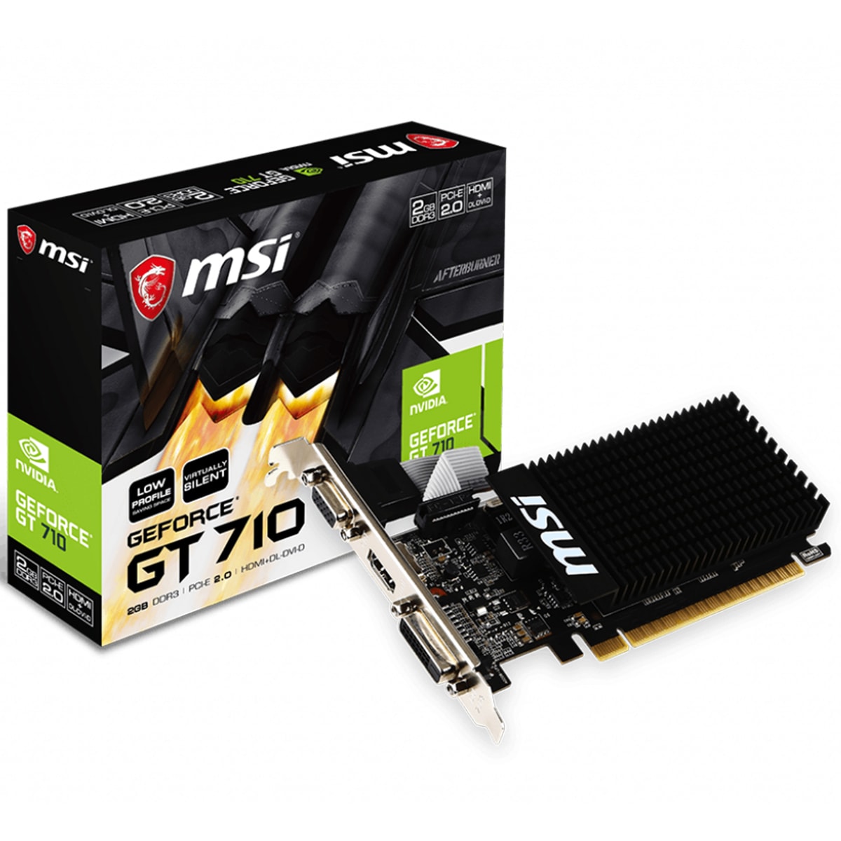 Buy MSI Geforce GT 710 2GB DDR3 LP At Cheapest Price On Pcshop
