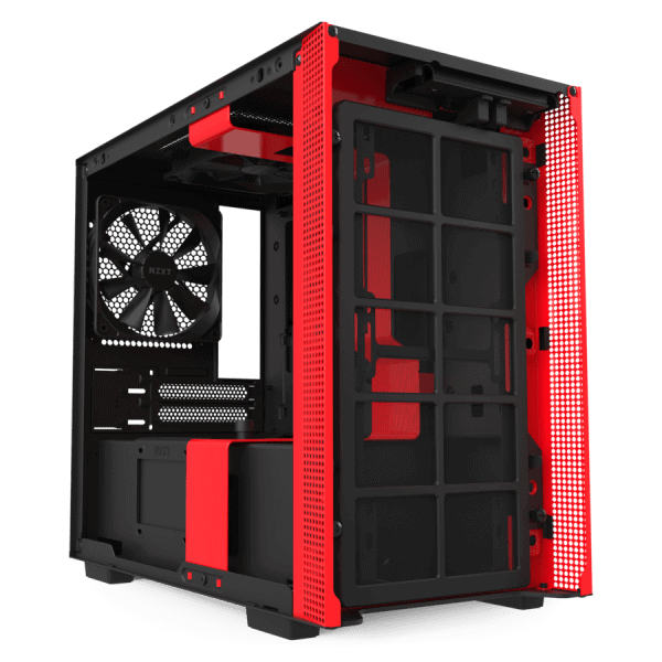 NZXT H210 BLACK RED-3