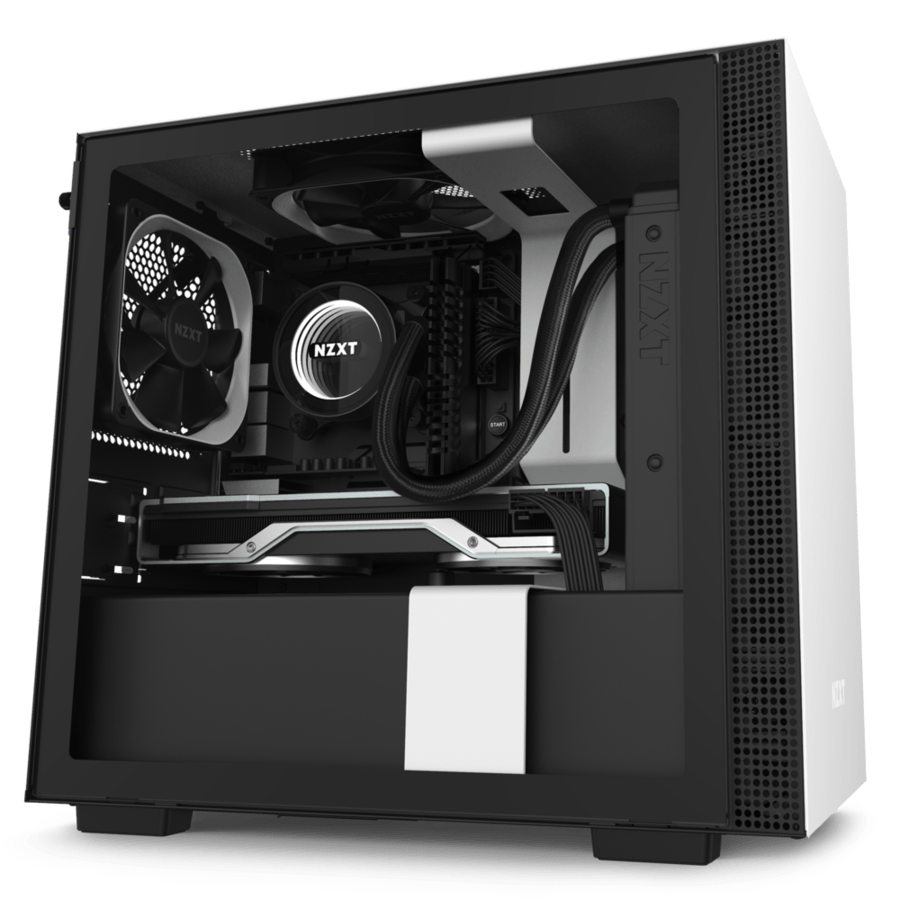 NZXT H210 MATTE WHITE Cabinet Cheapest Price In India At Pcshop.in