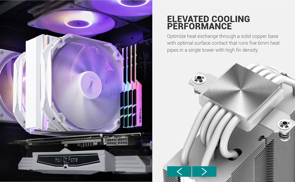 DEEPCOOL AS500 PLUS WHITE-overview