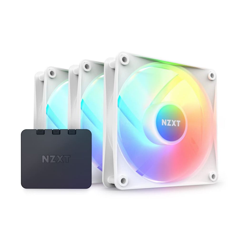 NZXT F120 RGB WHITE CORE TRIPLE PACK