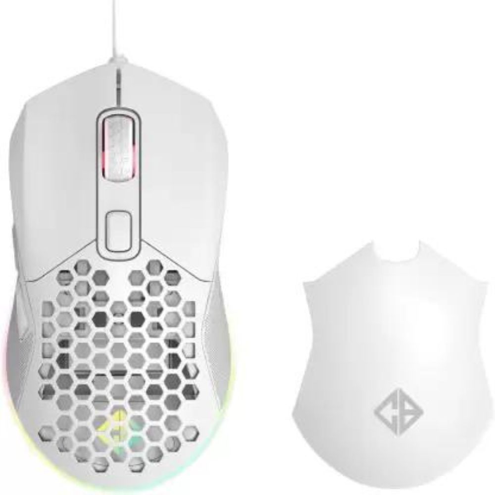 Cosmic Byte Firestorm RGB White Gaming Mouse At Best Price